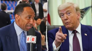 Stephen A. Smith claims Trump is more alert than Biden