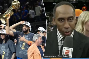 Stephen A. Smith shares his thoughts after the Knicks break their championship drought