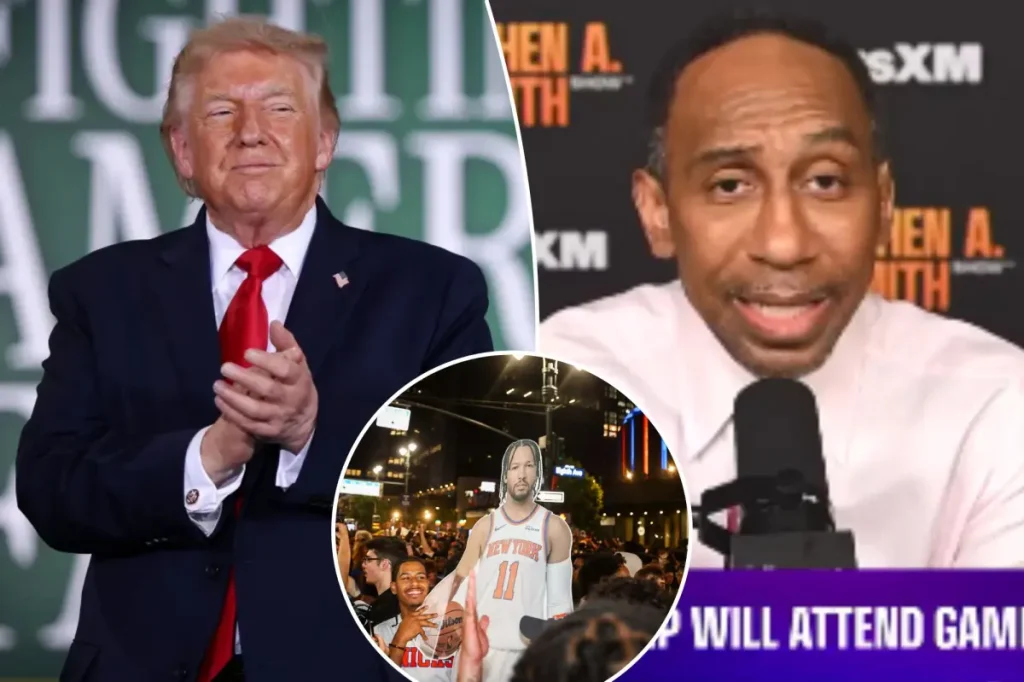 Stephen A. Smith urges Donald Trump to avoid the NBA Finals at Madison Square Garden: ‘Stay at the White House’