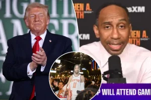 Stephen A. Smith urges Donald Trump to avoid the NBA Finals at Madison Square Garden: ‘Stay at the White House’
