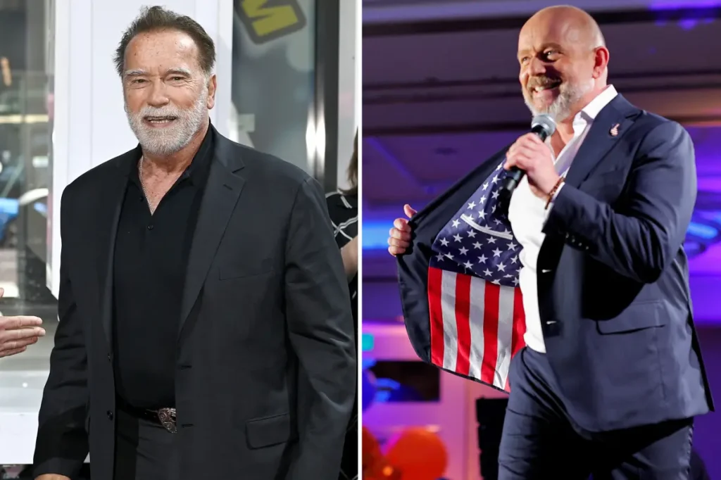 Steve Hilton offers a notable mention to Arnold Schwarzenegger with a stylish new jacket