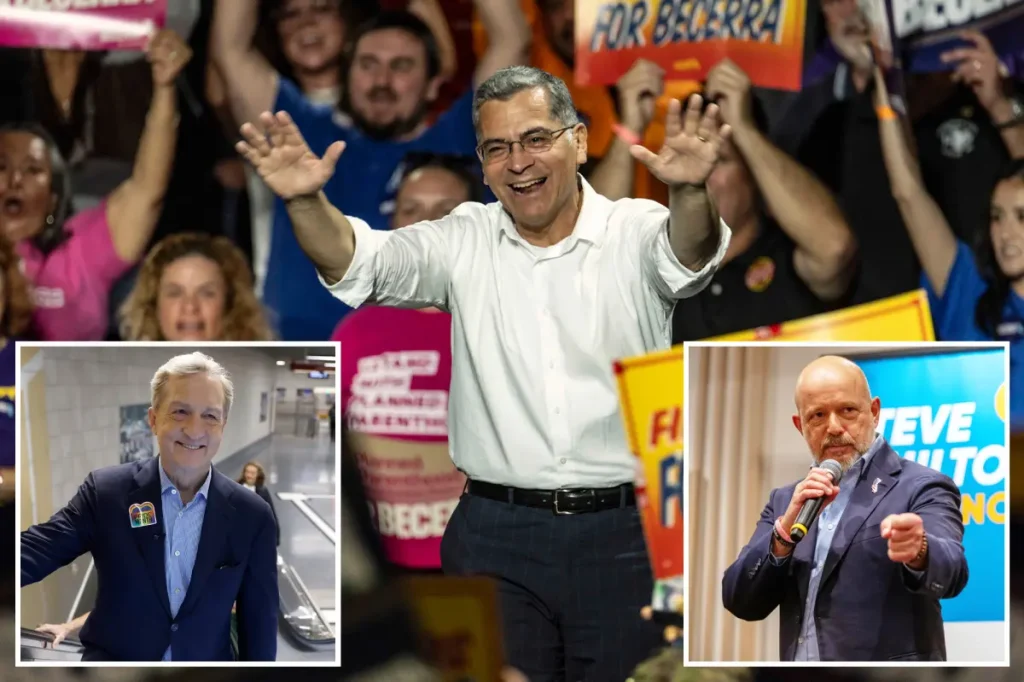 Steve Hilton tops the initial results in the California governor's race
