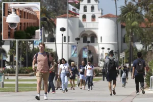 Students react strongly as leading party school installs extensive surveillance system, including in classrooms.