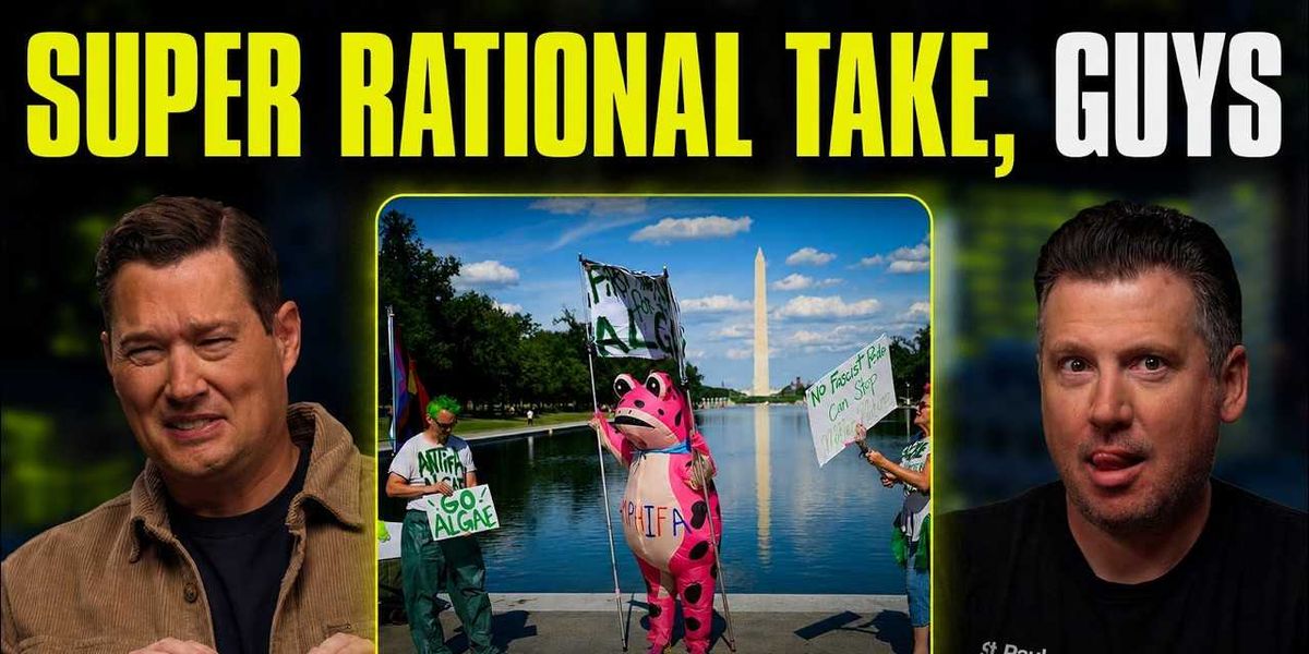 Supporters of algae come together to protect the slime in Trump’s Reflecting Pool after vandals reportedly damage the lining.