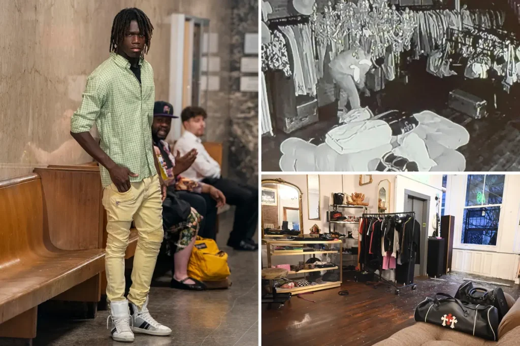 Suspect in $1M SoHo designer theft wears $6K outfit while rejecting accusations