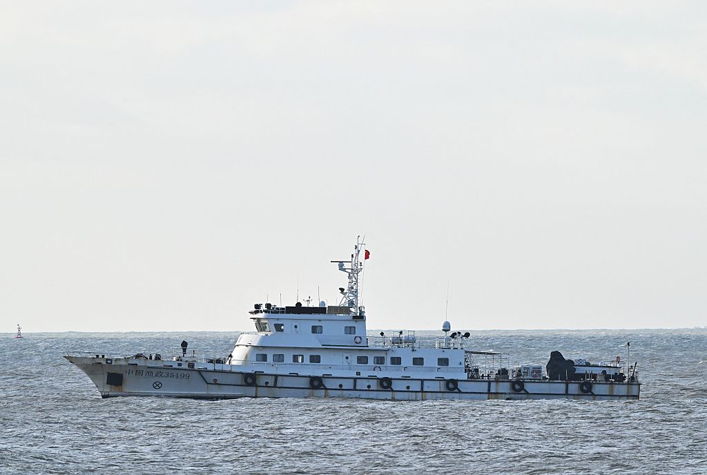 Taiwan coast guard removes 4 Chinese ships from protected waters
