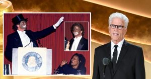 Ted Danson expresses regret for 1993 blackface incident during Whoopi Goldberg's roast.