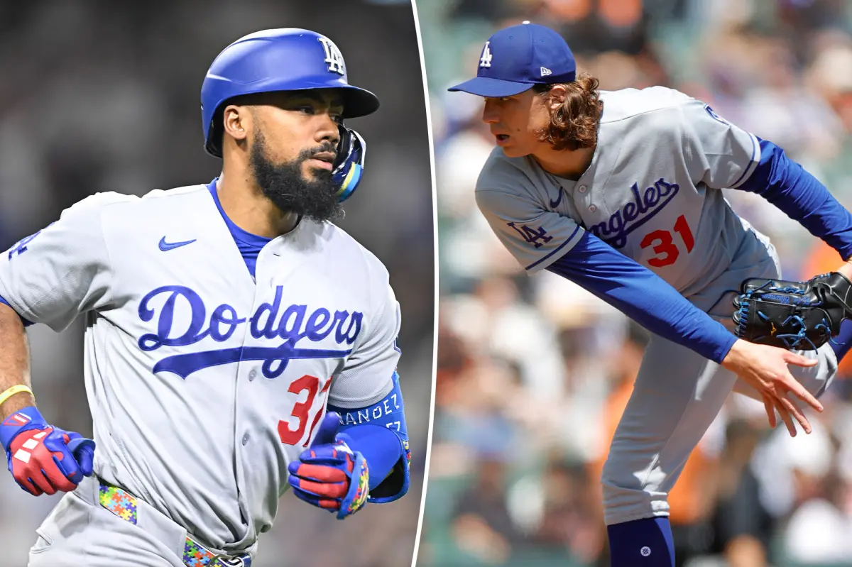 Teoscar Hernández is close to returning to the Dodgers; Tyler Glasnow is not as likely.