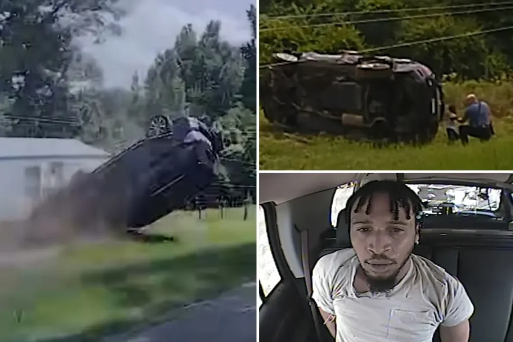 Terrifying incident as car veers off road, launching 4-month-old from vehicle during high-speed pursuit