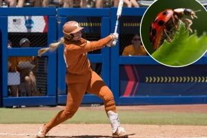 Texas softball player Hannah Wells has an unusual superstition about eating ladybugs