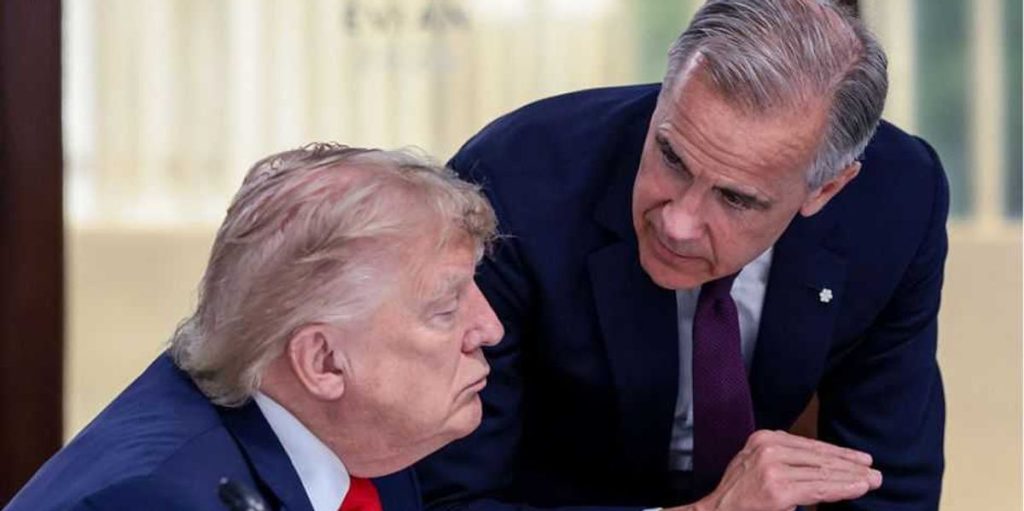 The conclusion of 'elbows up'? Mark Carney reconciles with Trump