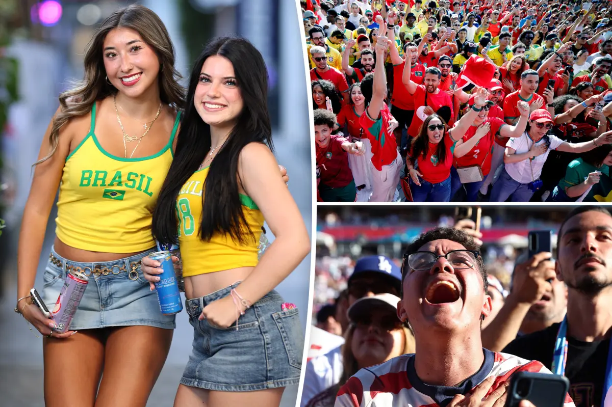 The excitement of World Cup fans spreads across the United States.