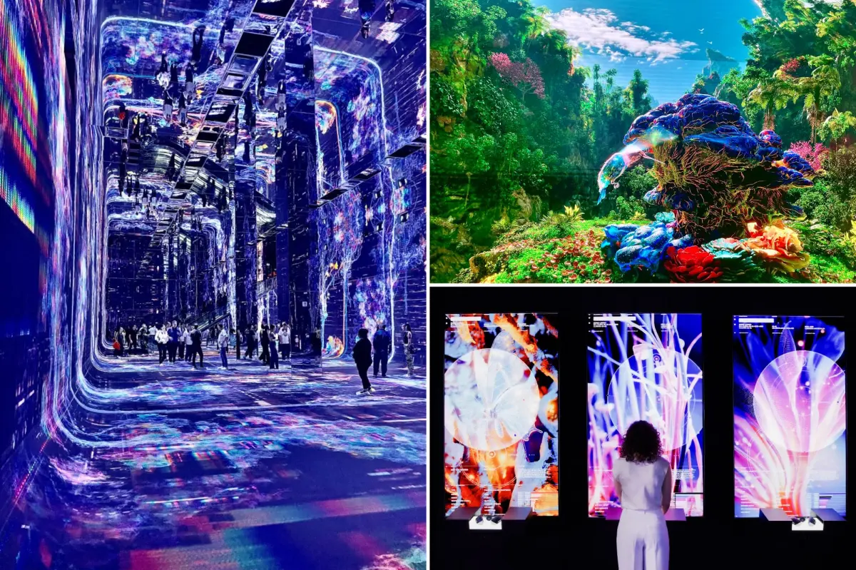 The first AI museum in the world offers a lively sensory experience — but can it truly be considered 'art'?