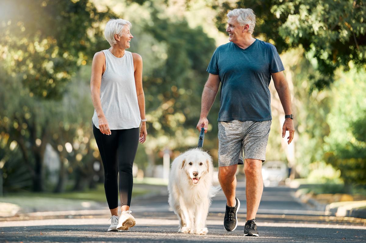 The ideal walking pace for a mile at different ages
