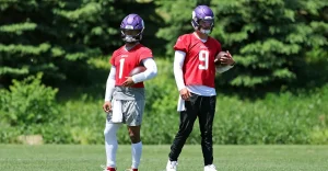 The quarterback competition between Kyler Murray and JJ McCarthy is already creating tension in the Vikings camp.