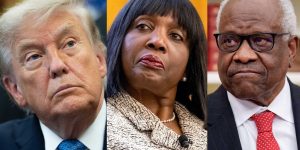 Thomas criticizes SCOTUS decision on the dismissal of a Federal governor, with two conservatives aligning with liberals.