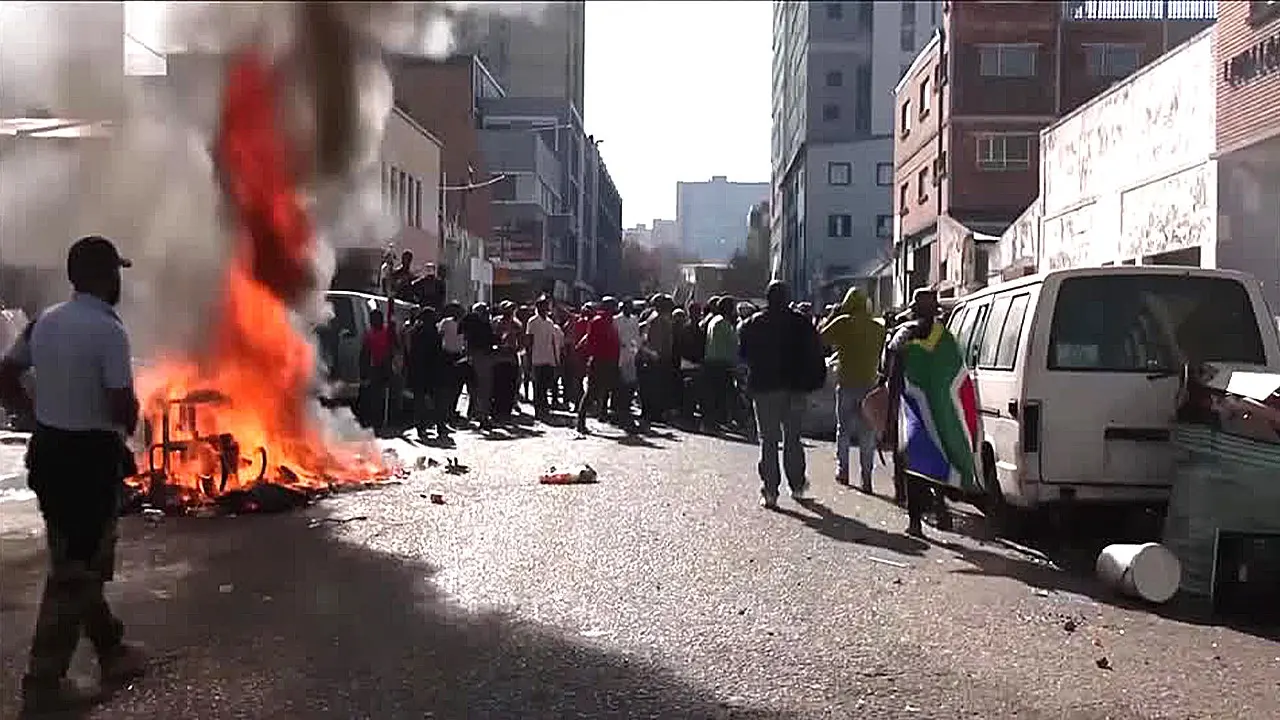Thousands of police are sent in as anti-immigrant protests lead to 4 deaths in South Africa.