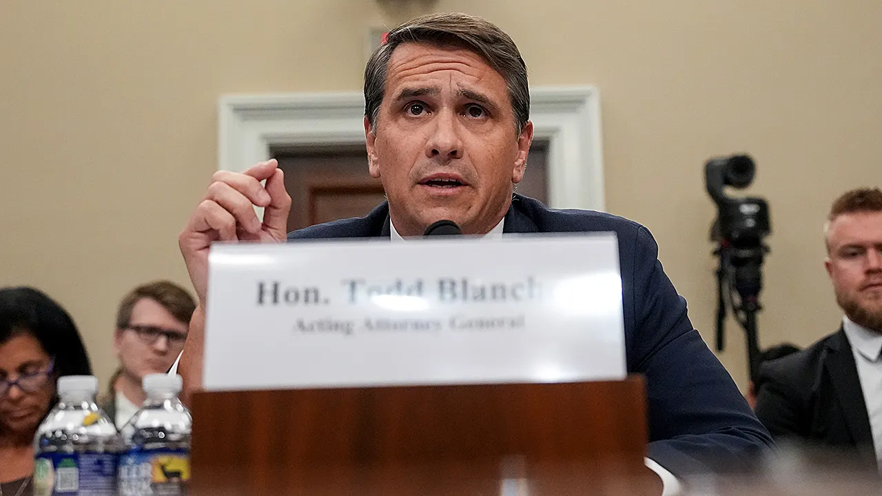 Todd Blanche states that the DOJ will not proceed with the anti-weaponization fund