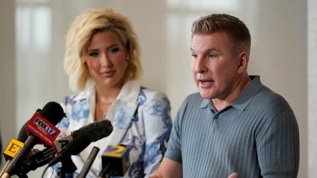 Todd Chrisley reflects on emotional conversation with Savannah following Trump’s pardon.