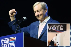 Tom Steyer remains determined as he falls behind in California governor primary votes