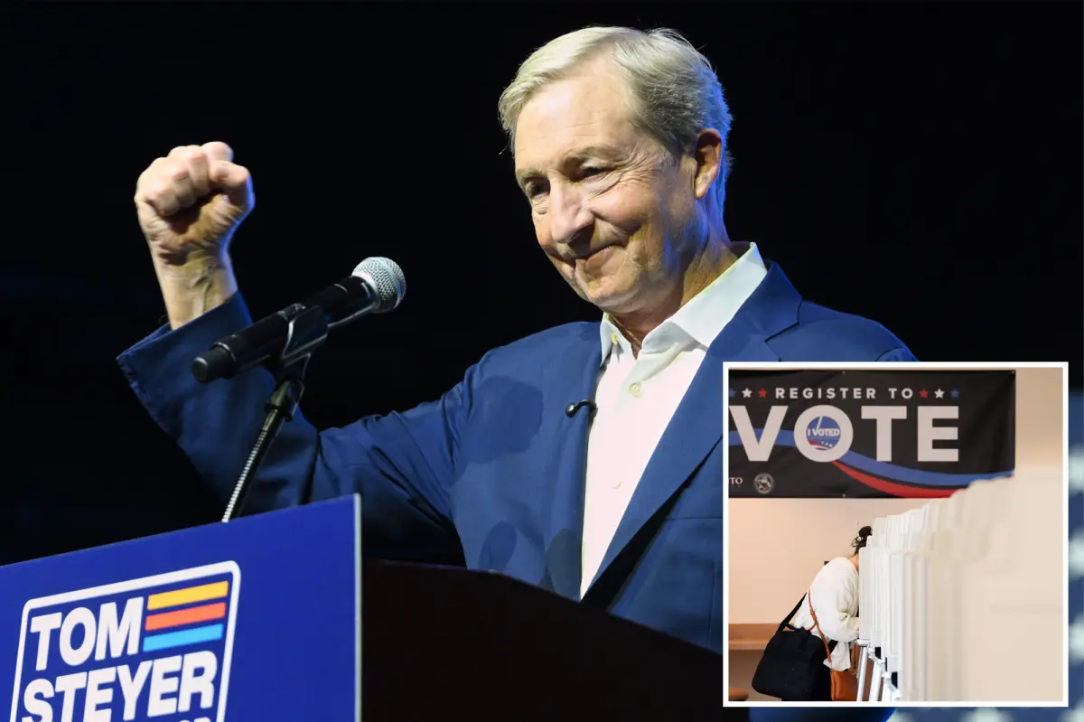 Tom Steyer remains determined as he falls behind in California governor primary votes