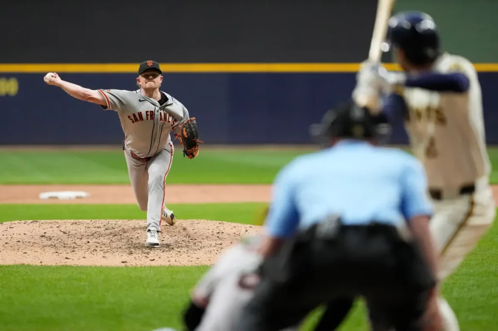 Tony Vitello was not going to allow Logan Webb of the Giants to complete his no-hitter.