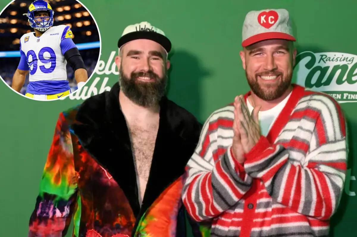 Travis and Jason Kelce address Aaron Donald speculation on New Heights
