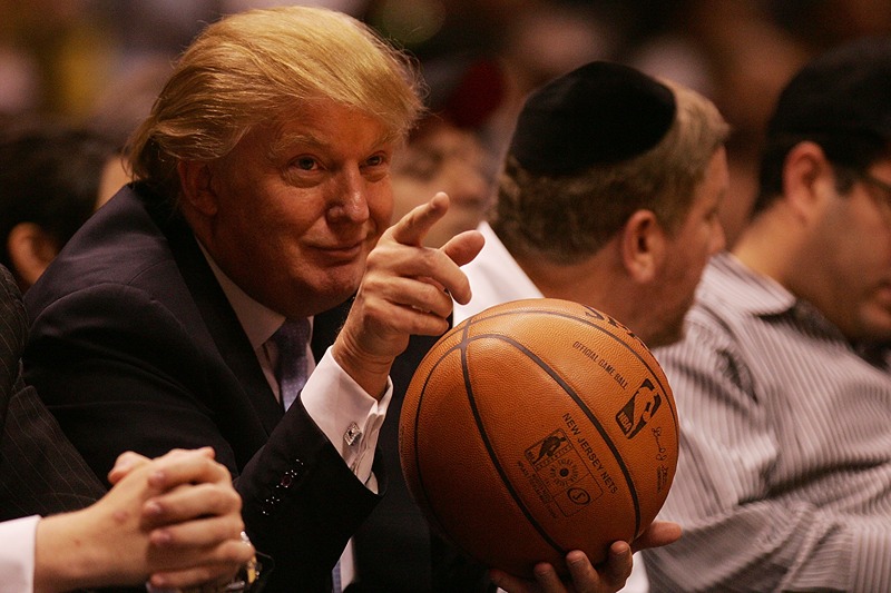 Trump agrees to attend NBA Finals games in New York.