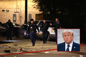 Trump asserts he could enhance safety in Chicago following a violent weekend and mass shooting.