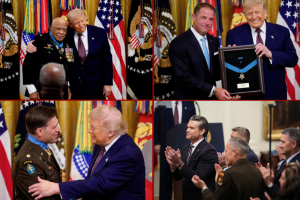Trump awards Medal of Honor to three veterans who showed remarkable bravery in the Vietnam and Afghanistan wars