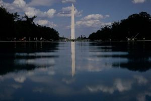 Trump cautions against a 10-year prison term for anyone damaging D.C.'s Reflecting Pool