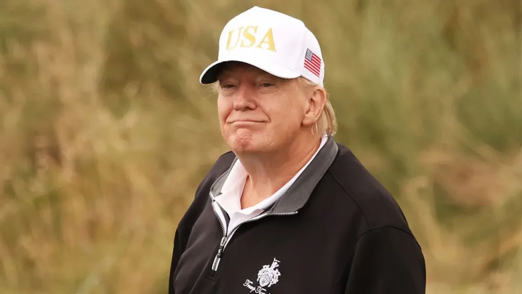 Trump commends the decision to roll back golf ball regulations by the USGA