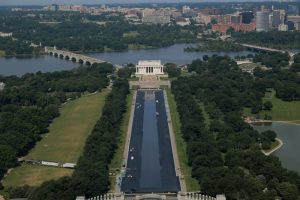 Trump declares the Lincoln Memorial Reflecting Pool is finished, now filled with 'CLEAR, BEAUTIFUL WATER'