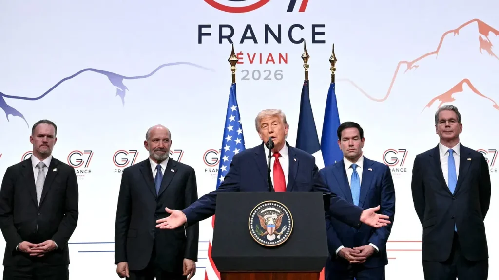 Trump dismisses similarities between his Iran agreement and the Obama-era nuclear deal.