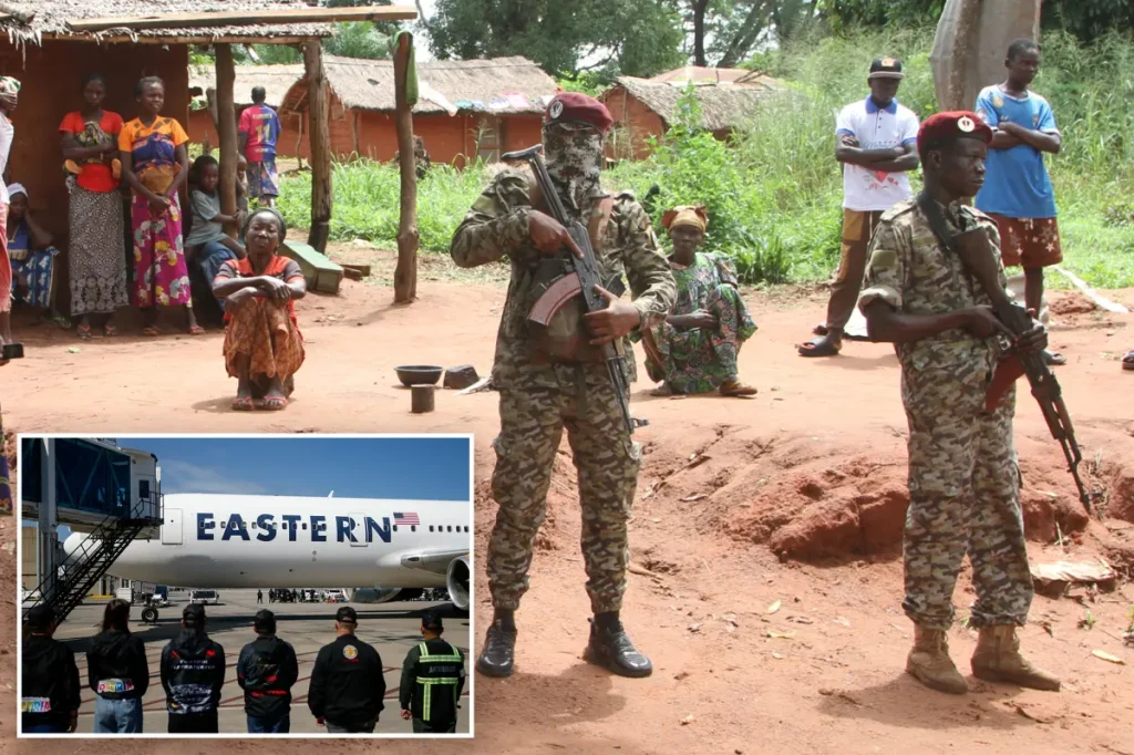 Trump intends to send Iranians to the violence-ridden Central African Republic as part of a new agreement.