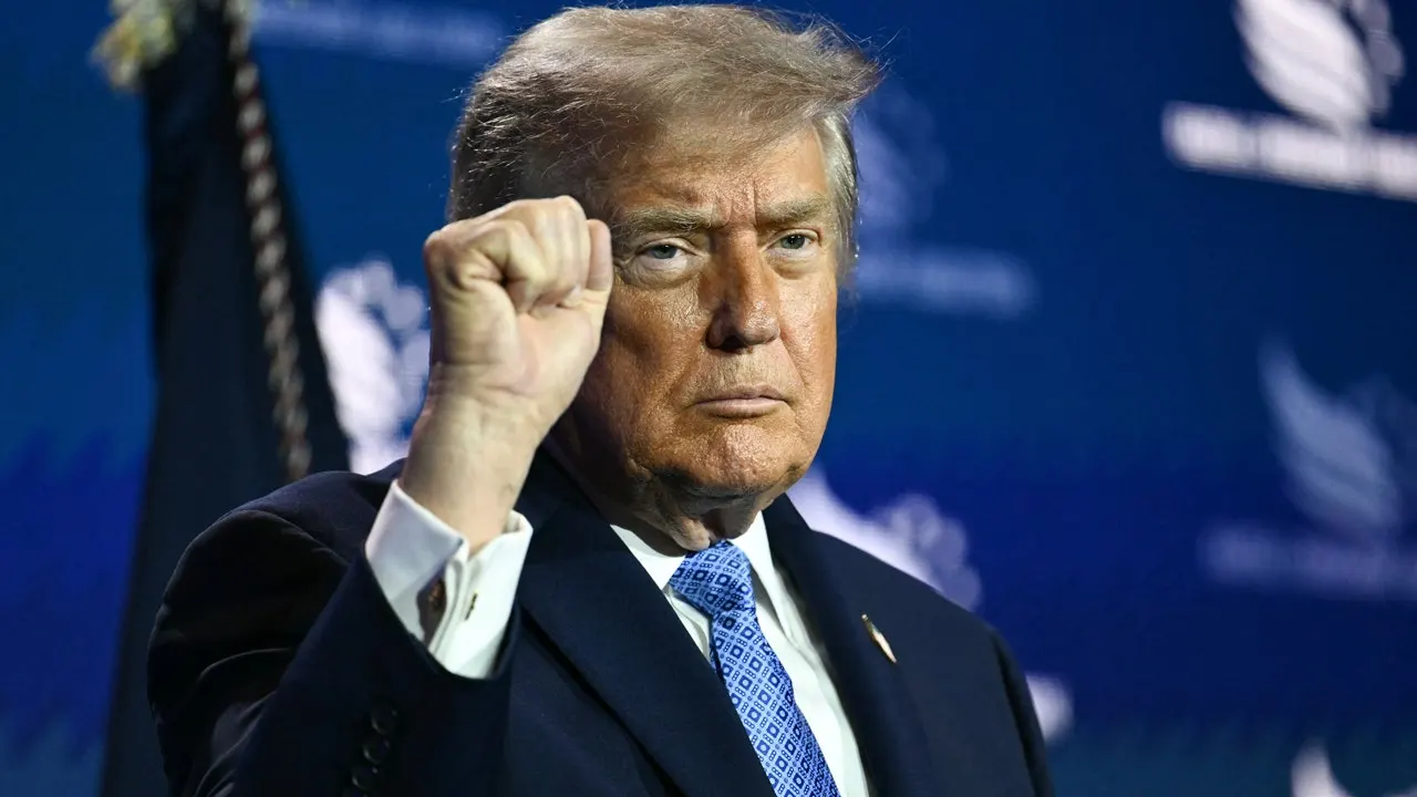 Trump labels winning Democratic socialists in the primaries as a danger to the nation.