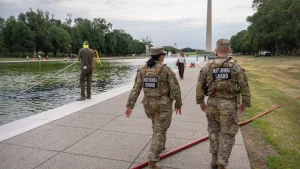 Trump promises prison time following latest arrests at Lincoln Memorial Reflecting Pool