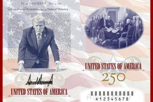 Trump reveals special edition America 250 passport design with the message ‘Welcome, but behave!’