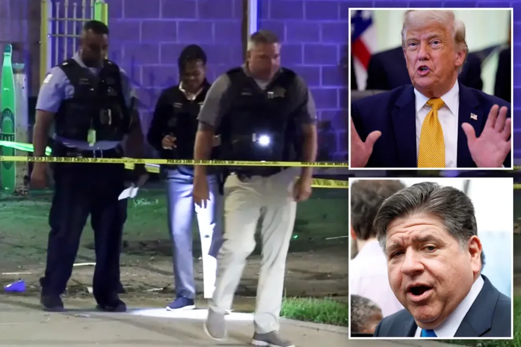 Trump states he can quickly and permanently resolve Chicago's crime issue after 39 were shot over the weekend.