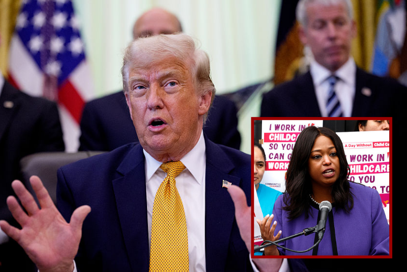 Trump states he won't allow D.C. to be harmed by a Communist