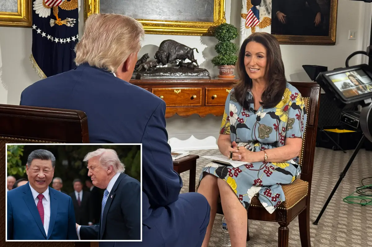 Trump states that China's Xi was impressed by how the US became the 'top country' globally.