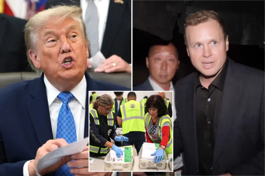 Trump suggests Spencer Pratt should demonstrate against the 'unfair' LA mayoral election