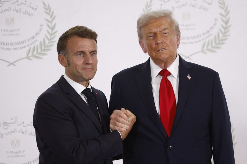 Trump to meet with the French president at Versailles after the G7 summit