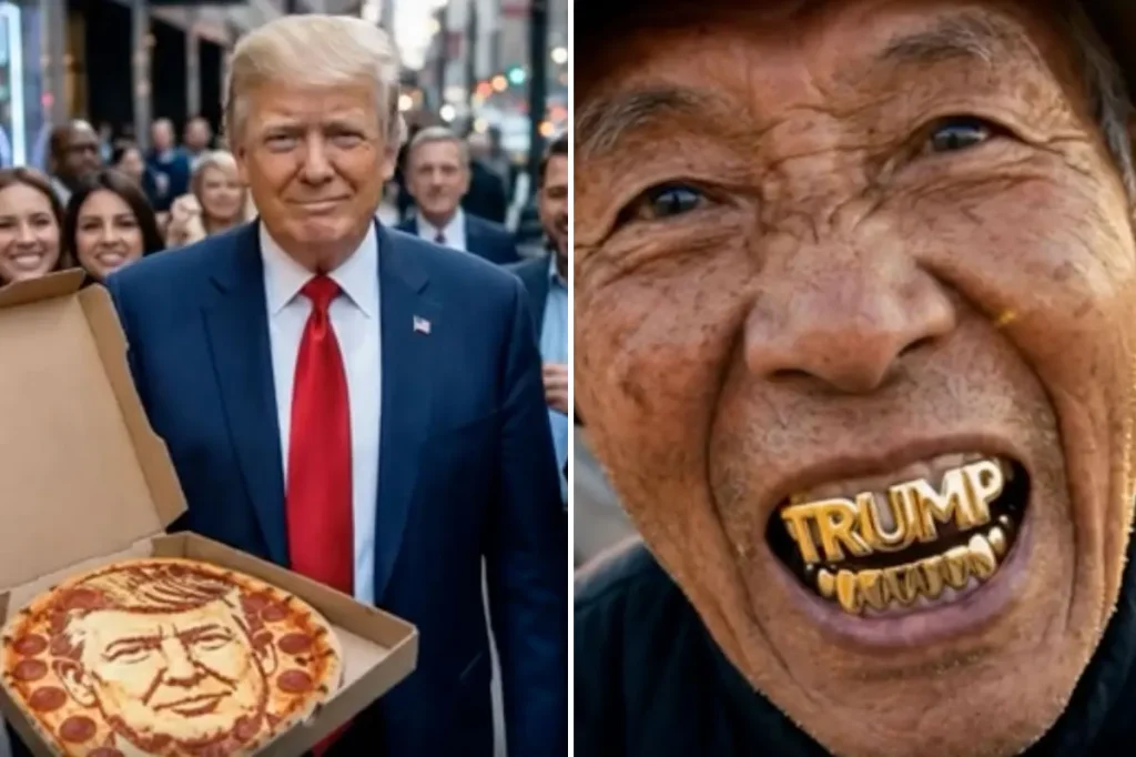 Trump's AI video sparks a stir online