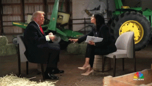 Trump's interview gets interrupted during confrontation with Kristen Welker