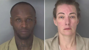 Two people from Georgia face murder charges after a bartender's remains are discovered in a lake.