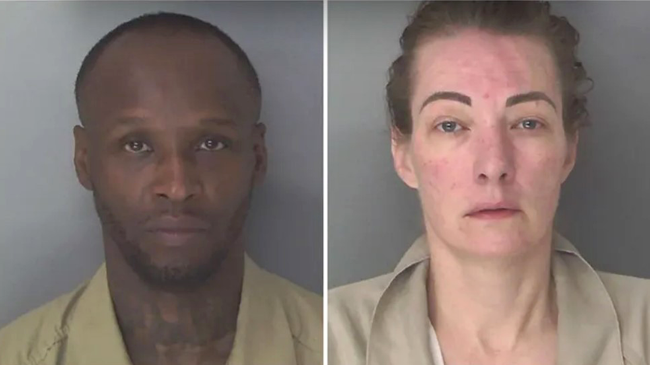 Two people from Georgia face murder charges after a bartender's remains are discovered in a lake.
