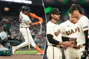 Tyler Mahle excels, Giants secure win against A’s with two home runs in the ninth inning