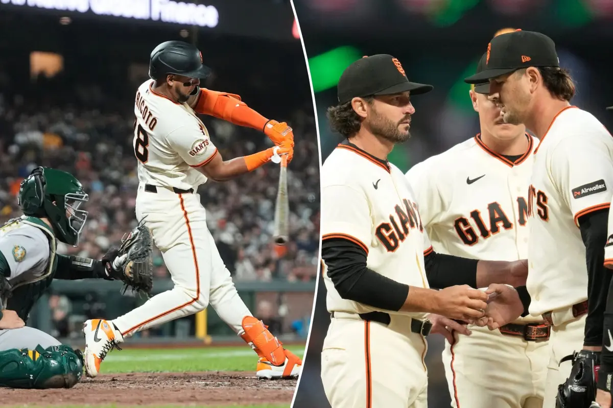 Tyler Mahle excels, Giants secure win against A’s with two home runs in the ninth inning
