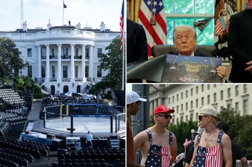 UFC 'Freedom 250' event attracts thousands to DC on Trump's 80th birthday